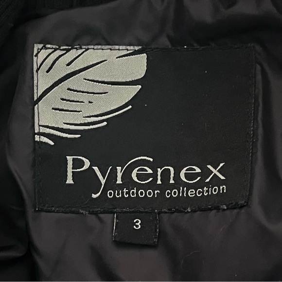 Pyrenex Down Puffer Jacket w/ Fur Trimmed Hood in Black - Size L - Picture 5 of 11
